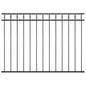JUNG Vida Zaunelement Stahl 1,7x1,2 m Schwarz