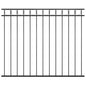 JUNG Vida Zaunelement Stahl 1,7x1,5 m Schwarz