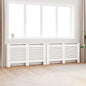 JUNG Vida Heizkörperverkleidungen 2 Stk. Weiß 152 x 19 x 81,5 cm MDF