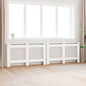JUNG Vida Heizkörperverkleidungen 2 Stk. Weiß 152 x 19 x 81,5 cm MDF