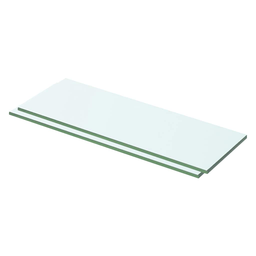 JUNG Vida Regalböden 2 Stk. Glas Transparent 50x12 cm