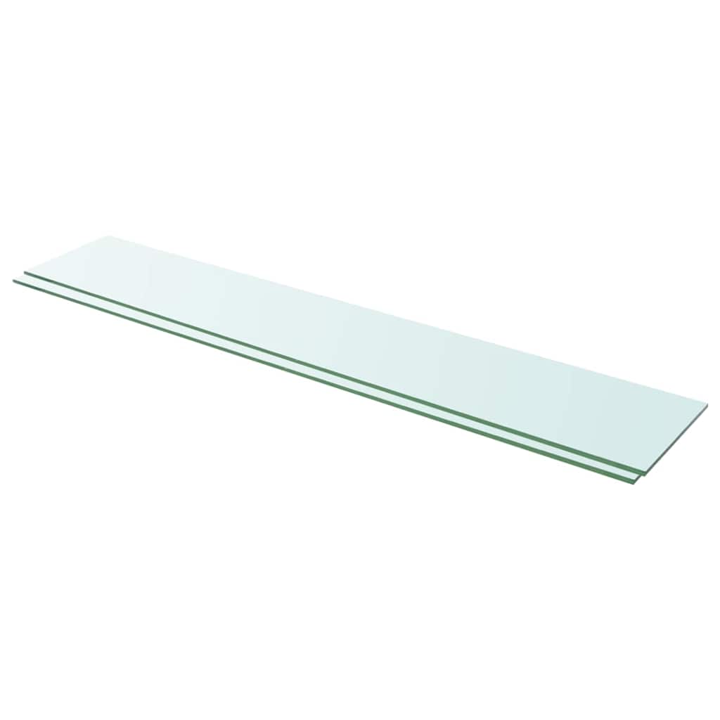 JUNG Vida Regalböden 2 Stk. Glas Transparent 110x20 cm