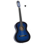 JUNG Vida Klassikgitarre für Anfänger Blau 4/4 39" Lindenholz