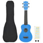 JUNG Vida Sopran-Ukulele-Set mit Tasche für Kinder Babyblau 23"