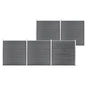 JUNG Vida Gartenzaun WPC 872x186 cm Grau