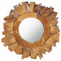 JUNG Vida Wandspiegel 40 cm Teak Rund