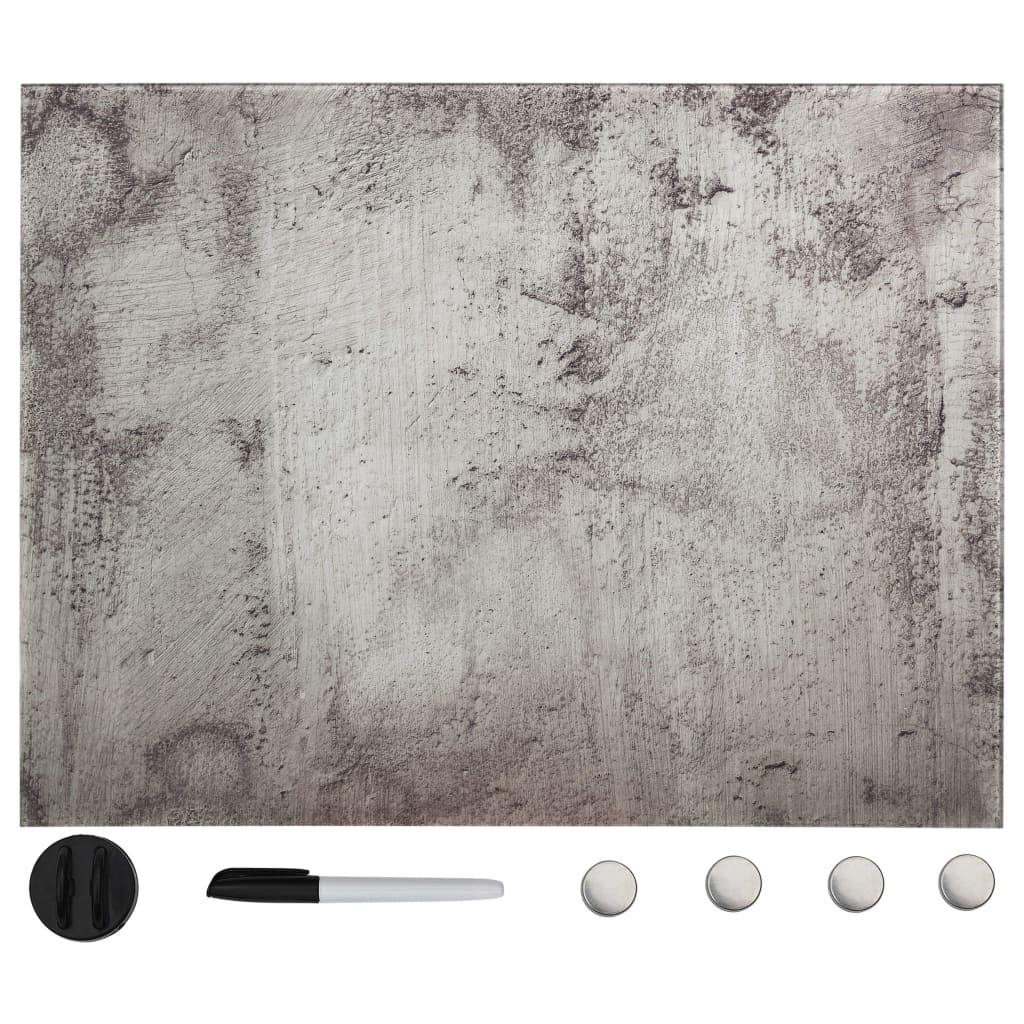 JUNG Vida Magnettafel Wandmontage Glas 80x60 cm
