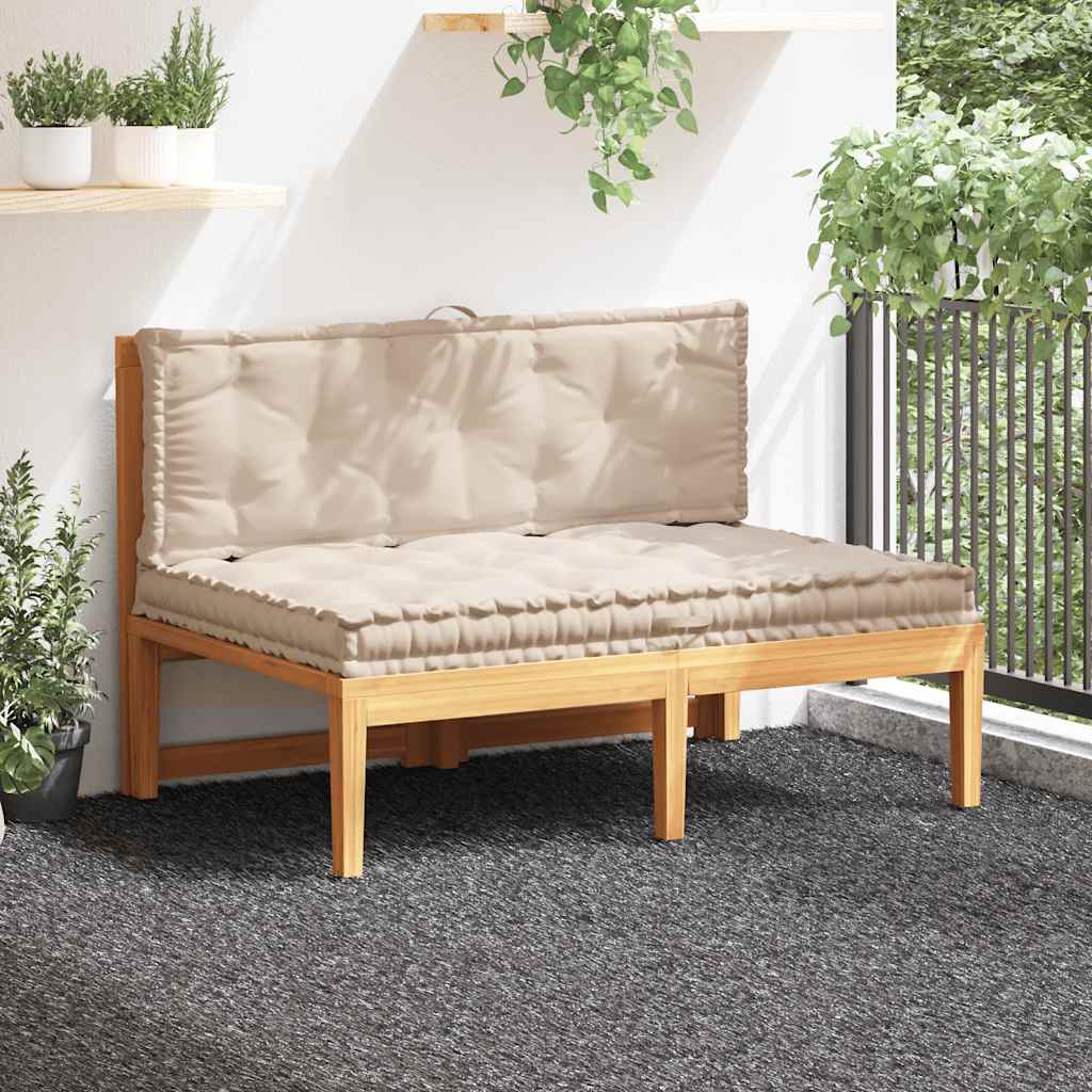 JUNG Vida Palettenauflagen 2 Stk. Baumwolle Beige