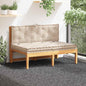 JUNG Vida Palettenauflagen 2 Stk. Baumwolle Beige