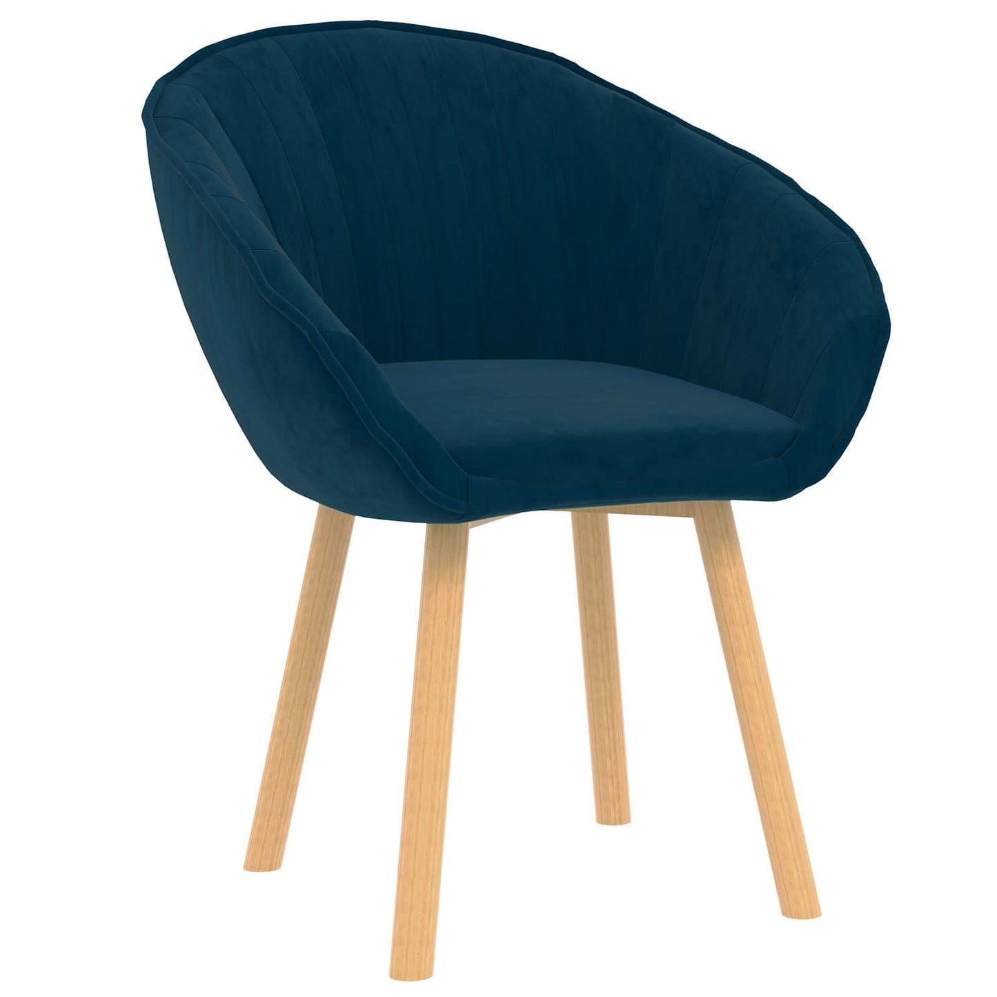 JUNG Vida Esszimmerstuhl Blau 62 x 58 x 76 cm Samt