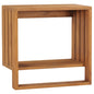 JUNG Vida Handtuchregal zur Wandmontage 35×20×35 cm Teak Massivholz