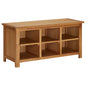 JUNG Vida Schuhregal 90x37x45 cm Eiche Massivholz