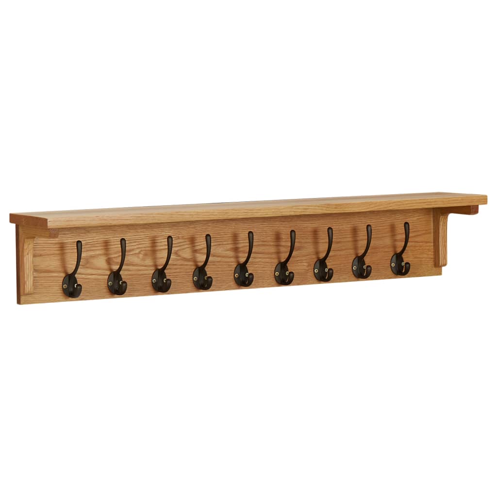 JUNG Vida Wandgarderobe 90x16x16 cm Massivholz Eiche