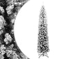 JUNG Vida Künstlicher Weihnachtsbaum Schlank mit Schnee Grün 240 cm PVC