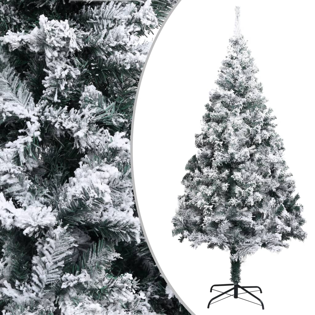 JUNG Vida Künstlicher Weihnachtsbaum mit Schnee Grün 240 cm PVC