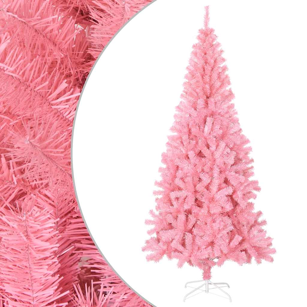 JUNG Vida Künstlicher Weihnachtsbaum mit Ständer Rosa 180 cm PVC