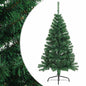 JUNG Vida Künstlicher Halb-Weihnachtsbaum mit Ständer Grün 150 cm PVC