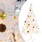 JUNG Vida Künstlicher Weihnachtsbaum mit Beleuchtung & Kugeln Weiß 150 cm
