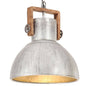 JUNG Vida Hängelampe Industriestil 25 W Silbern Rund 40 cm E27