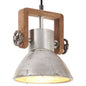 JUNG Vida Hängelampe Industriestil 25 W Silbern Rund 19 cm E27