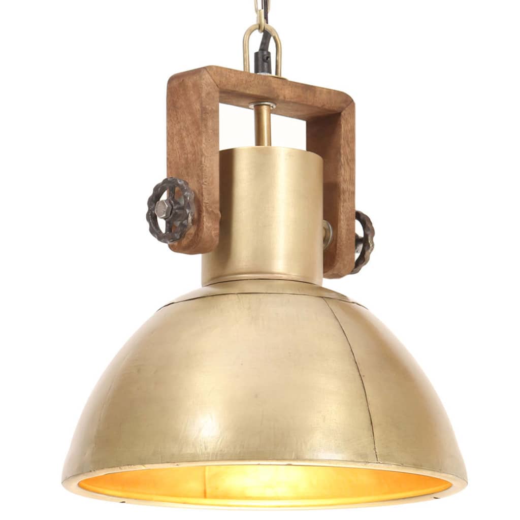 JUNG Vida Hängelampe Industriestil 25 W Messing Rund 30 cm E27