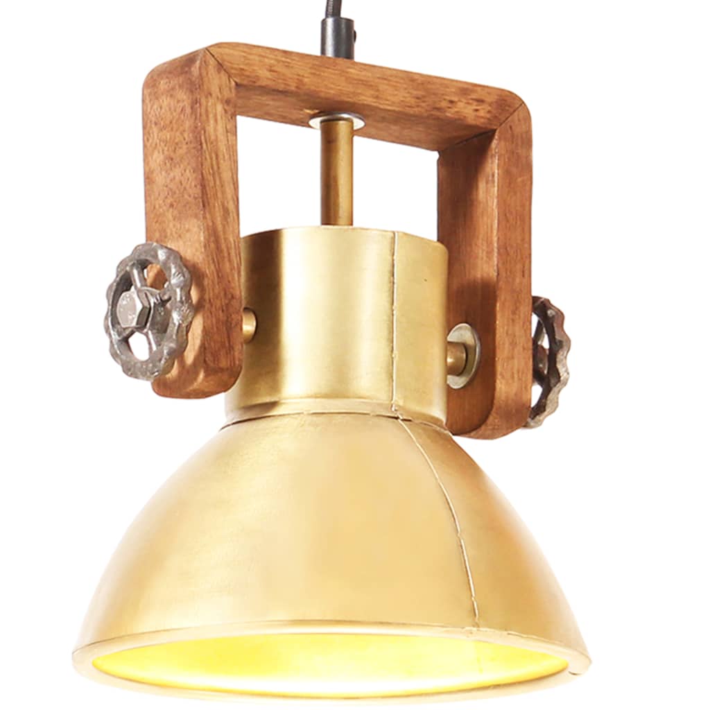 JUNG Vida Hängelampe Industriestil 25 W Messing Rund 19 cm E27