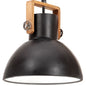 JUNG Vida Hängelampe Industriestil 25 W Schwarz Rund 40 cm E27