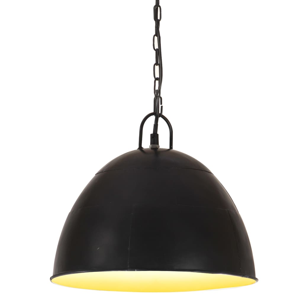JUNG Vida Hängelampe Vintage Industriestil 25 W Schwarz Rund 31 cm E27