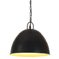JUNG Vida Hängelampe Vintage Industriestil 25 W Schwarz Rund 31 cm E27