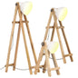 JUNG Vida Stehlampen 3 Stk. Weiß E27 Mango Massivholz