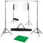 JUNG Vida Fotostudio-Set mit Softboxen und Hintergrundsystem
