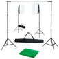 JUNG Vida Fotostudio-Set mit Softboxen und Hintergrundsystem