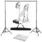 JUNG Vida Fotostudio-Set mit Lampen-Set und Hintergrund