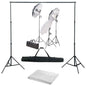 JUNG Vida Fotostudio-Set mit Lampen und Hintergrundsystem
