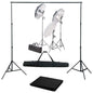 JUNG Vida Fotostudio-Set mit Lampen und Hintergrundsystem