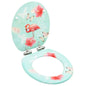 JUNG Vida Toilettensitz mit Soft-Close-Deckel MDF Flamingo-Design