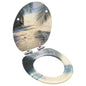 JUNG Vida Toilettensitz mit Soft-Close-Deckel MDF Strand-Design