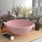 JUNG Vida Luxus-Waschbecken Rund Matt Rosa 32,5x14 cm Keramik