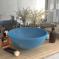 JUNG Vida Luxus-Waschbecken Rund Matt Hellblau 32,5x14 cm Keramik