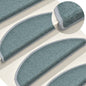 JUNG Vida Stufenmatten 15 Stk. 56x17x3 cm Seeblau Halbrund