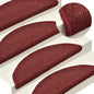 JUNG Vida Stufenmatten 15 Stk. 56x17x3 cm Bordeaux Halbrund