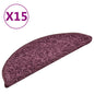 JUNG Vida Stufenmatten 15 Stk. 56x17x3 cm Dunkelviolett Halbrund