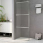 JUNG Vida Duschwand für Begehbare Dusche mit Klarem ESG-Glas 80x195 cm