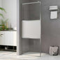 JUNG Vida Duschwand für Begehbare Dusche Halbmattiertes ESG-Glas 90x195cm