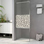 JUNG Vida Duschwand für Begehbare Dusche ESG-Glas Steindesign 80x195 cm