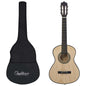 JUNG Vida Klassikgitarre für Anfänger und Kinder mit Tasche 1/2 34"
