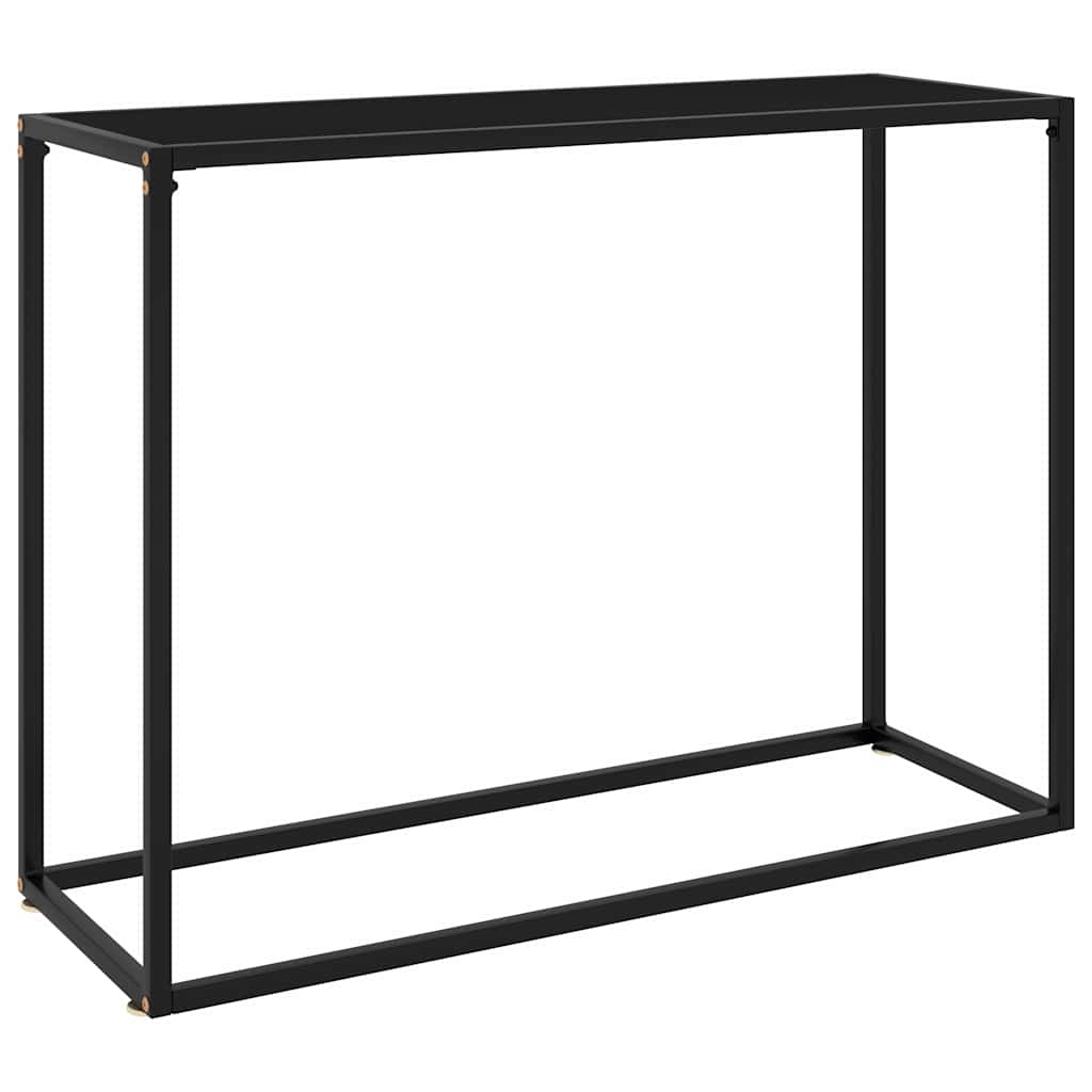 JUNG Vida Konsolentisch Schwarz 100x35x75 cm Hartglas