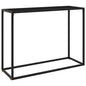 JUNG Vida Konsolentisch Schwarz 100x35x75 cm Hartglas