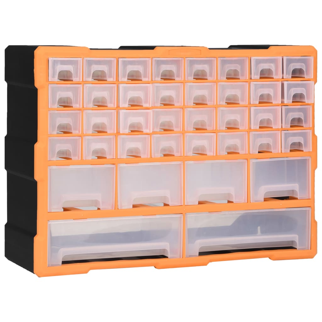 JUNG Vida Multi-Schubladen-Organizer mit 38 Schubladen 52x16x37,5 cm