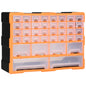 JUNG Vida Multi-Schubladen-Organizer mit 38 Schubladen 52x16x37,5 cm